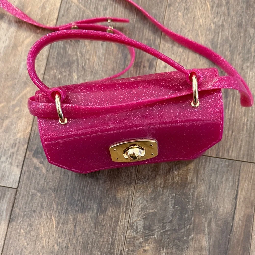 Sparkly Pink Kids Shoulder Bag